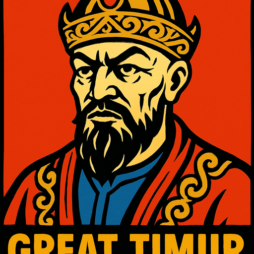 Great Timur.
High contrast.  No shadows