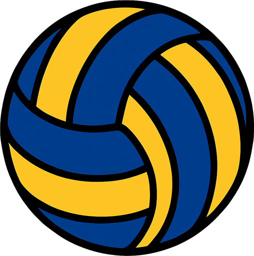 volleyball ball.
In-Game asset.  2d.  High contrast.  No shadows