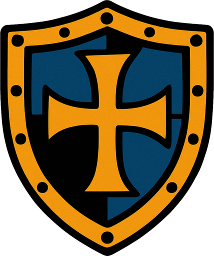 escudo.
In-Game asset.  2d.  High contrast.  No shadows