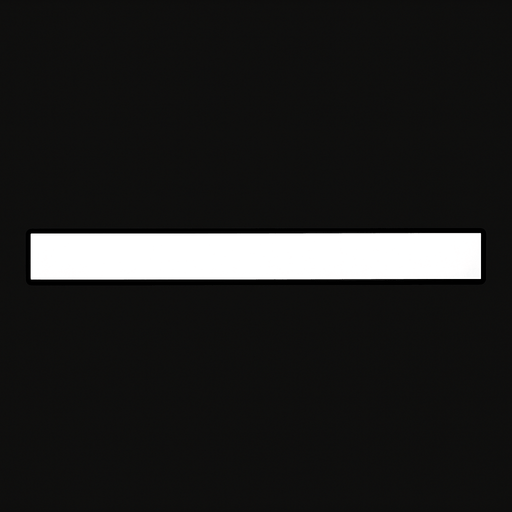 a horizontal bar that can be infinitely scaled on x, white color.
In-Game asset.  2d.  High contrast.  No shadows