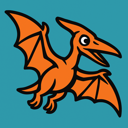 Pterodactyl.
In-Game asset.  2d.  High contrast.  No shadows