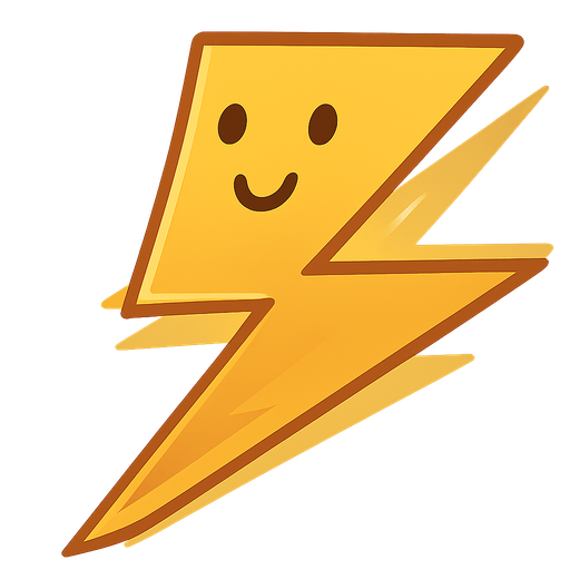 lightning. No background. Transparent background. Blank background. No shadows. 2d. In-Game asset. flat