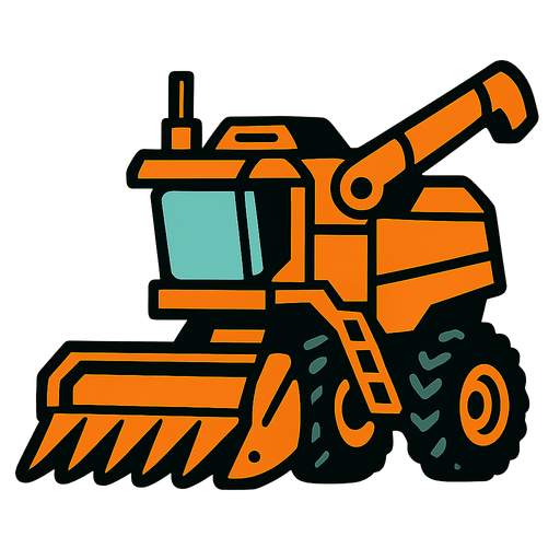Auto harvester.
In-Game asset.  2d.  High contrast.  No shadows