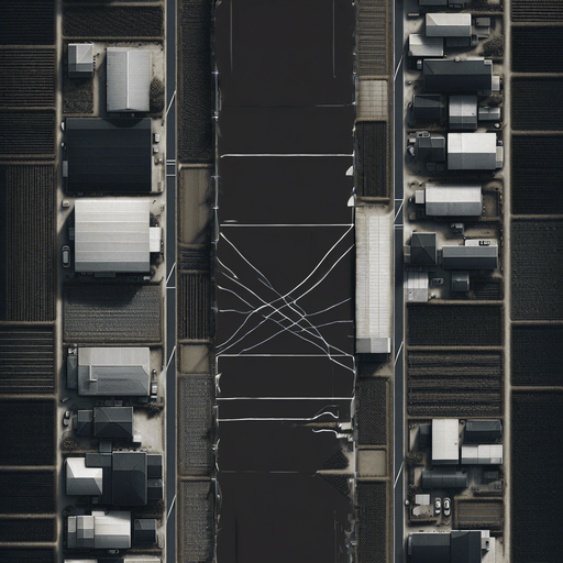 Remove white lines and lights.