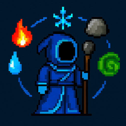 Tint the wizard to blue