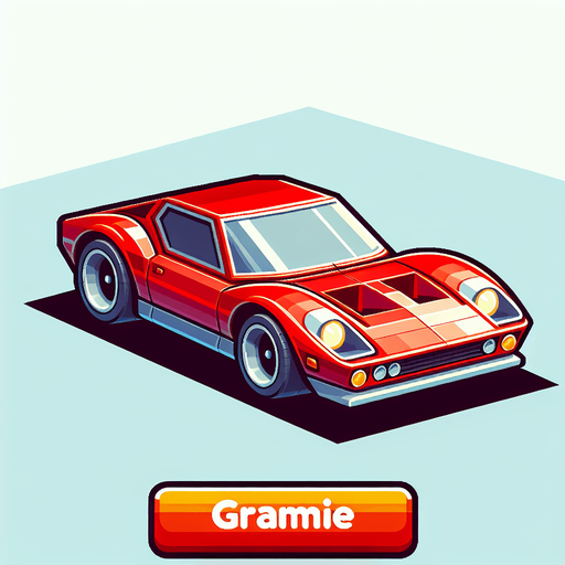 Red car 2D.
Single Game Texture. In-Game asset. 2d. Blank background. High contrast. No shadows.