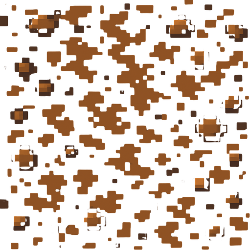 suelo de tierra pixart.
In-Game asset.  2d.  High contrast.  No shadows