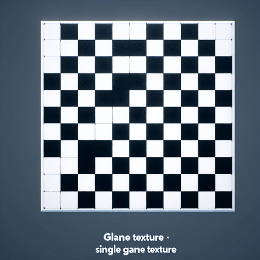 white and black checked board.
Single Game Texture. In-Game asset. 2d. Blank background. High contrast. No shadows.