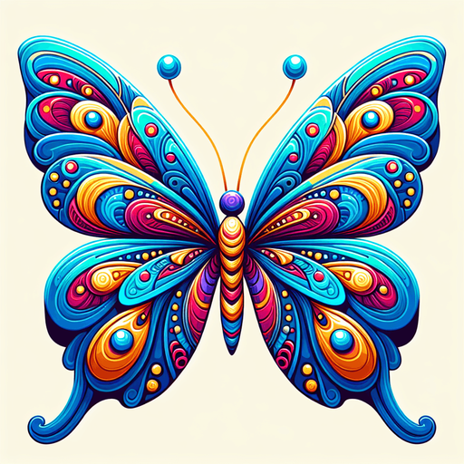 Create a butterfly.
Single Game Texture.  In-Game asset.  2d.  Blank background.  High contrast.  No shadows