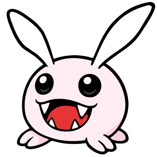 Tokomon.
In-Game asset.  2d.  High contrast.  No shadows