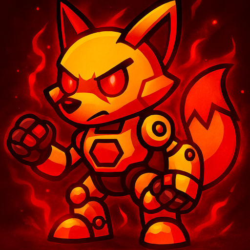 Con ojos rojos y aura roja