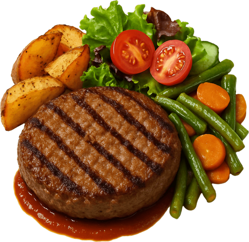 Yemek - Gerçekçi - Yazısız.
In-Game asset.  2d.  High contrast.  No shadows