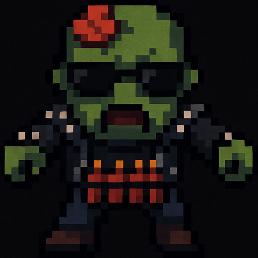 Agrégale ropa de rock, explosivos al rededor de la cintura y gafas