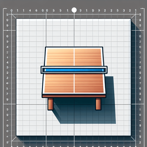 Pong table. Top view facing screen.
Single Game Texture.  In-Game asset.  2d.  Blank background.  High contrast.  No shadows