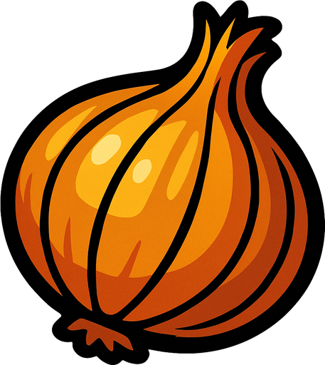 Onion.
In-Game asset.  2d.  High contrast.  No shadows