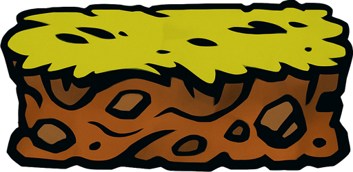 ground.
In-Game asset.  2d.  High contrast.  No shadows