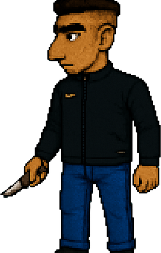 daha uzaktan çekilmiş bir halini yarat. karakterin kafasının üstü ve saçları, ayakları gözüküyor olsun