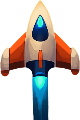 Fullscreen modern App Store landscape banner, 16:9, high definition, for a game titled "Cosmic Defender" and with the description "A space shooter where you control a spaceship to survive 60 seconds against descending alien enemies, meteorites, and enemy fire. Destroy enemies to stay alive with 3 lives as your buffer against collisions.". No text on banner!