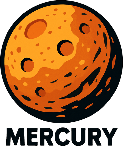 Mercury.
In-Game asset.  2d.  High contrast.  No shadows