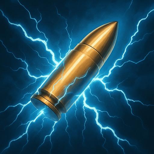 lightning bullet top view