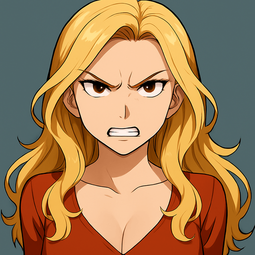 make those eyes angry