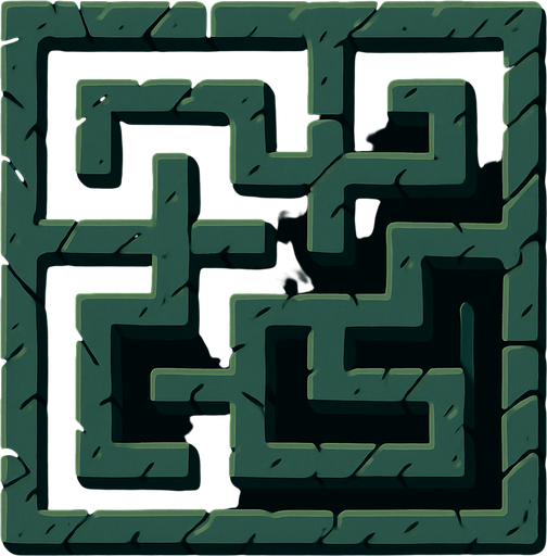 Labirent duvarı.
In-Game asset.  2d.  High contrast.  No shadows