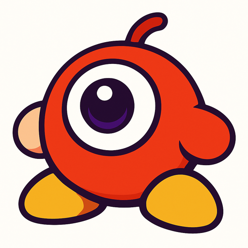 Waddle doo.
In-Game asset.  2d.  High contrast.  No shadows