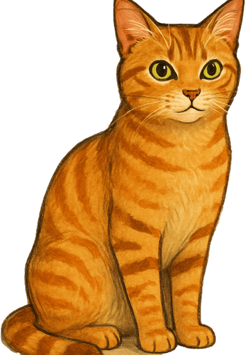 Cat. Full body..
2d