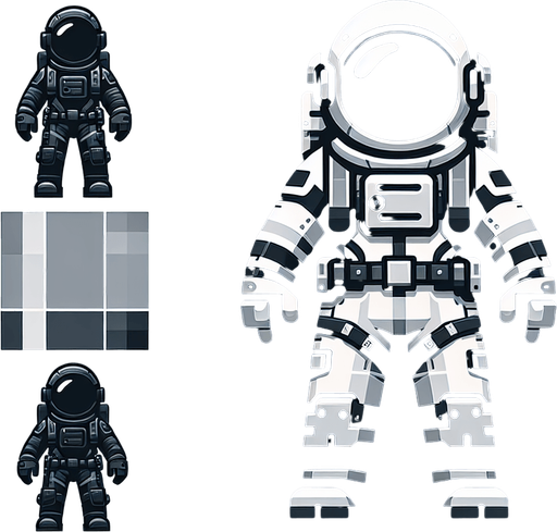Yan durmuş astront.
Single Game Texture.  In-Game asset.  Blank background.  High contrast.  No shadows