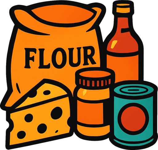 erzak.
In-Game asset.  2d.  High contrast.  No shadows