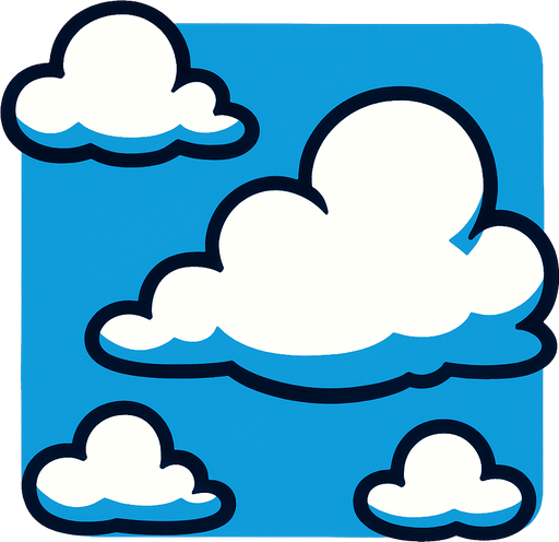 white sky.
In-Game asset.  2d.  High contrast.  No shadows