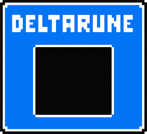 Battle Box for a Deltarune game.
In-Game asset.  2d.  High contrast.  No shadows