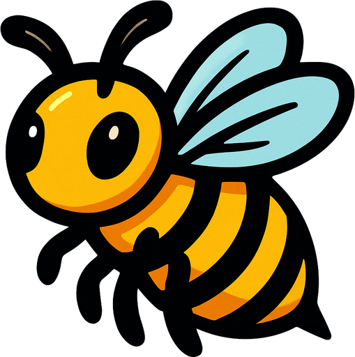 make a bee.
In-Game asset.  High contrast.  No shadows