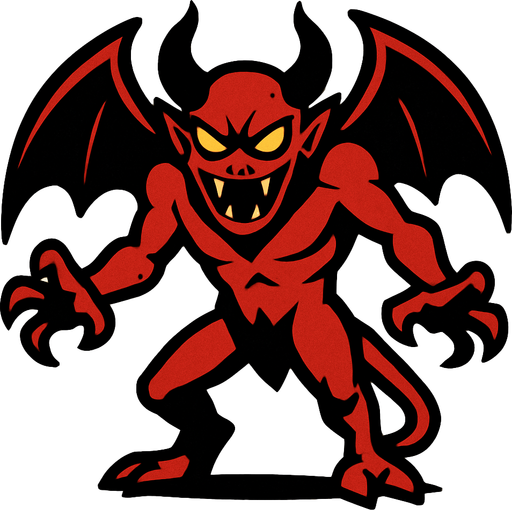 Evil enemy.
In-Game asset.  2d.  High contrast.  No shadows