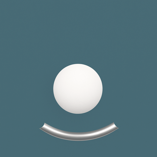 simple white ball