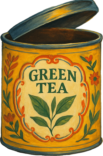 Turn the tea can and open the lid a little