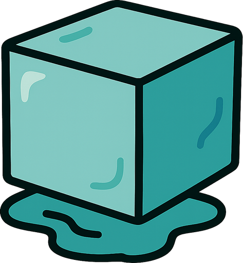 Un cubo de hielo