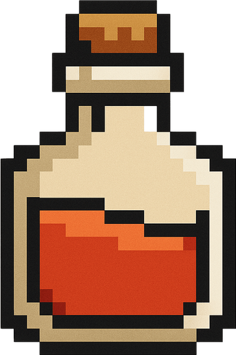 8bit shade.
In-Game asset.  2d.  High contrast.  No shadows