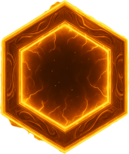 A version of this frame that symbolizes that this button has boosted / improved power