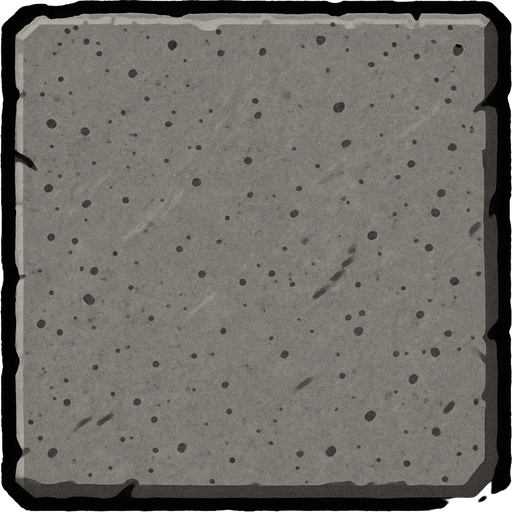 gray cement.
In-Game asset.  2d.  High contrast.  No shadows