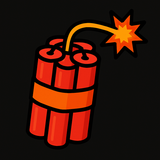 dynamite.
In-Game asset.  2d.  High contrast.  No shadows