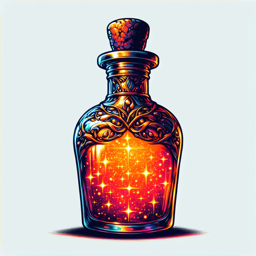 orange potion
orange potion, no background