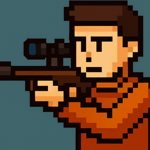 man with sniper
