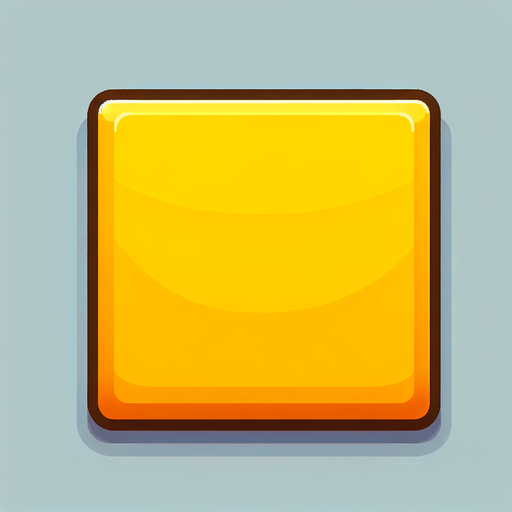rectangle yellow.
Single Game Texture. In-Game asset. 2d. Blank background. High contrast. No shadows.