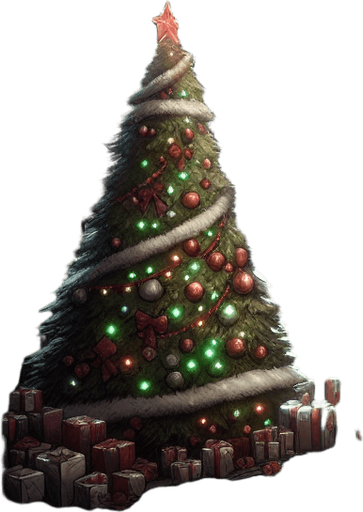 Eerie Christmas-inspired fuse similar to a resident evil room
Single Game Texture. In-Game asset. 2d. Blank background. High contrast. No shadows.