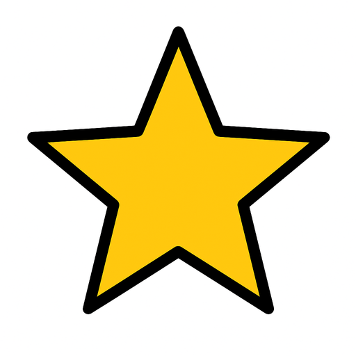 Star.
High contrast.  No shadows