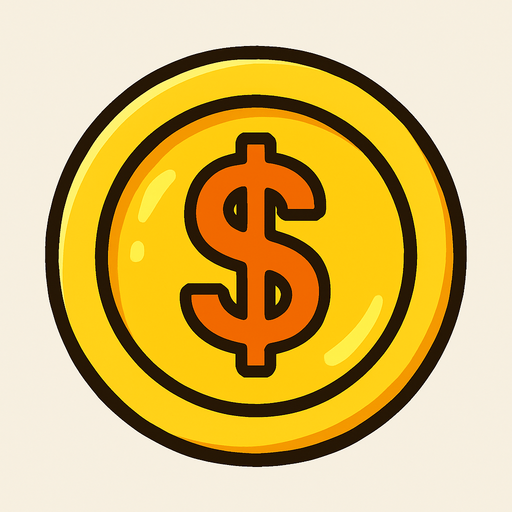 goldCoin.
In-Game asset.  2d.  High contrast.  No shadows