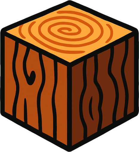 BloockWood.
In-Game asset.  2d.  High contrast.  No shadows