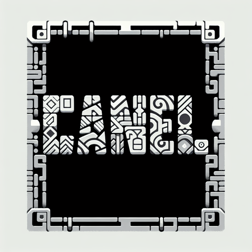 The word "Cancel".
Single Game Texture. In-Game asset. 2d. Blank background. High contrast. No shadows.