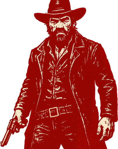 Make me a enemy for RDR2.
In-Game asset.  2d.  High contrast.  No shadows